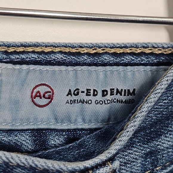 Adriano Goldschmied The Ex-Boyfriend Slim Slouchy Slim Jeans Distress Women 27R - Picture 5 of 12